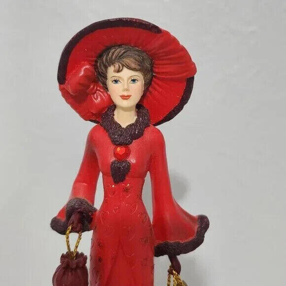 2/$50 Thomas Kinkade In the Red Spirit Figurine #1087A – 2009 Passion for Red - Picture 2 of 8